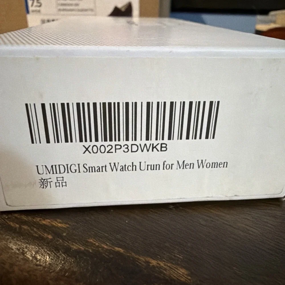 UMIDIGI Urun Smart Watch 43mm Rose Gold Pink Silicone Android iOS X002P3DWKB NEW